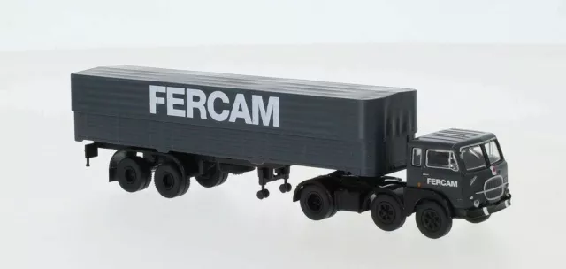 BREKINA 58503 camion Fiat 690 con rimorchio telonato FERCAM HO 1:87