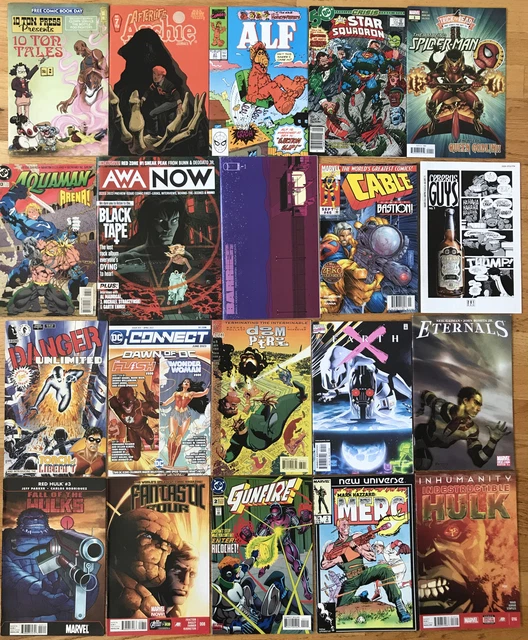 Lot of 20 comics -Marvel, DC, Image, Vertigo, Top Cow, Joe’s Comics, Independent