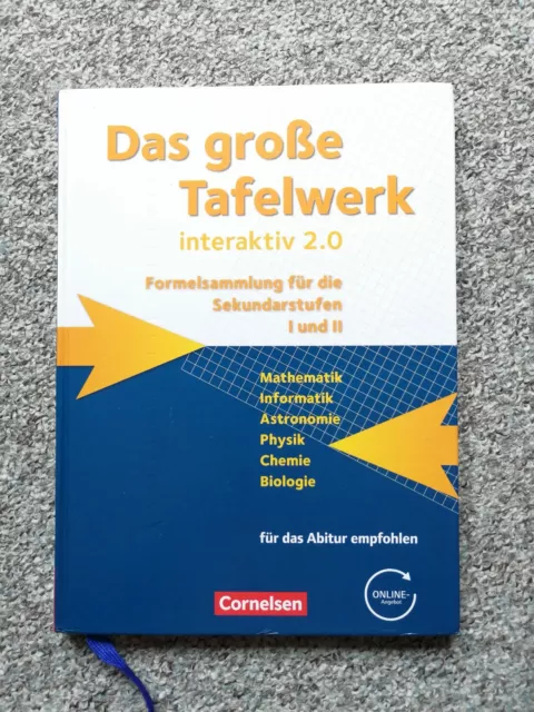 Das große Tafelwerk interaktiv 2.0, Sek 1 und 2,  Buch, Abitur, gebraucht