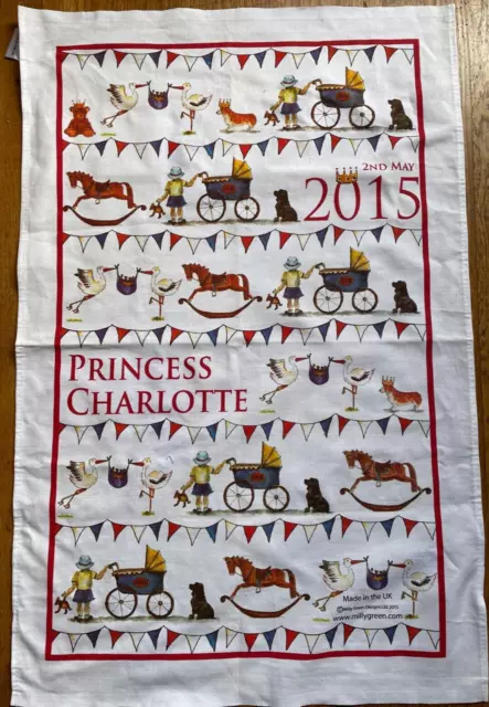 Princess Charlotte Commemorative Tea Towel, 2015