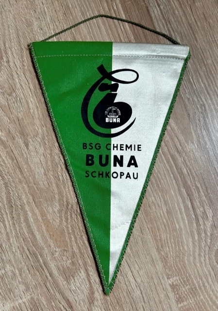Wimpel BSG Chemie Böhlen DDR Oberliga 80er Liga Fussball Chemie Leipzig