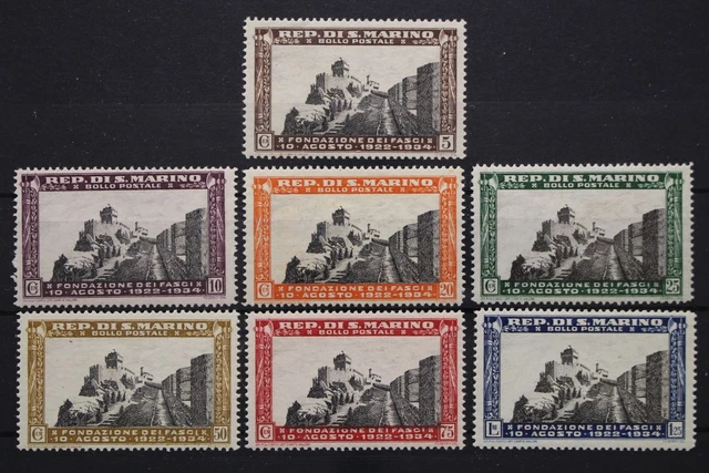 San Marino, MiNr. 208-214, postfrisch / MNH - 662225