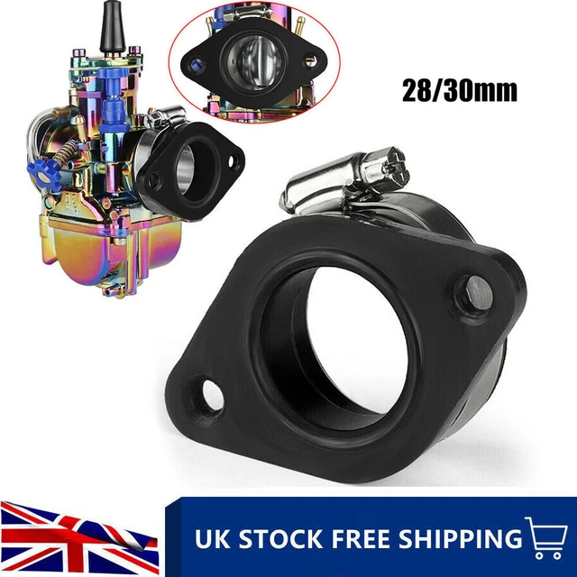 FLANGE ADAPTER CARB Manifold Intake Boot For Dirt Bike PWK 28mm 30mm