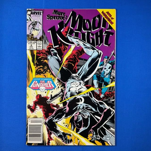 Marc Spector Moon Knight #8 Punisher Acts of Vengeance Marvel Comics 1989