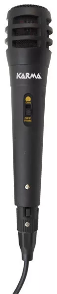 KARMA DM-520 Microfono Dinamico con cavo da 3mt e connettore Jack 6,3 mm