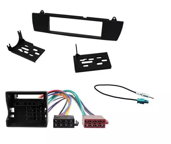 Car Stereo Radio Fascia Panel ISO Aerial Fitting Kit For Suzuki Alto Pixo  08-13