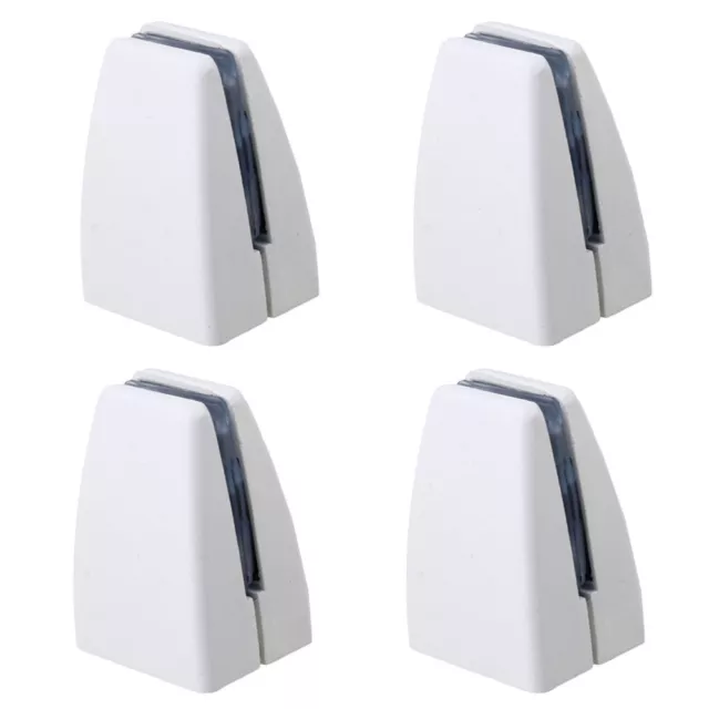 4 Pcs Office Screen Clamps for Partition Sneeze Guard Bracket