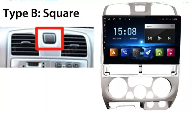 9" Android 13 Car GPS video stereo Carplay for Isuzu D-Max DMAX 2007-2011