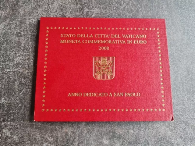 2 euro Vatikan 2008 Benedikt XVI. Gedenkmünze