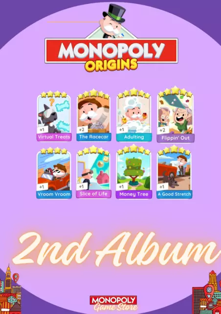 Monopoly go 5 Star sticker card