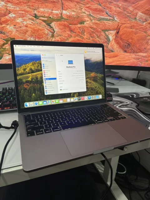 Apple 13in MacBook Pro 2020 Quad-Core 8thGen i5 256GB Silver *READ DESCRIPTION*