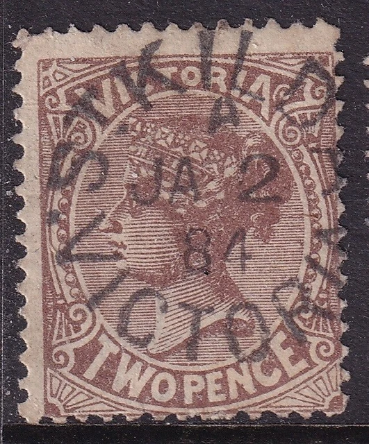 AUSTRALIA  VICTORIA  POSTMARK / CANCEL  "St. KILDA  VICTORIA"  1884