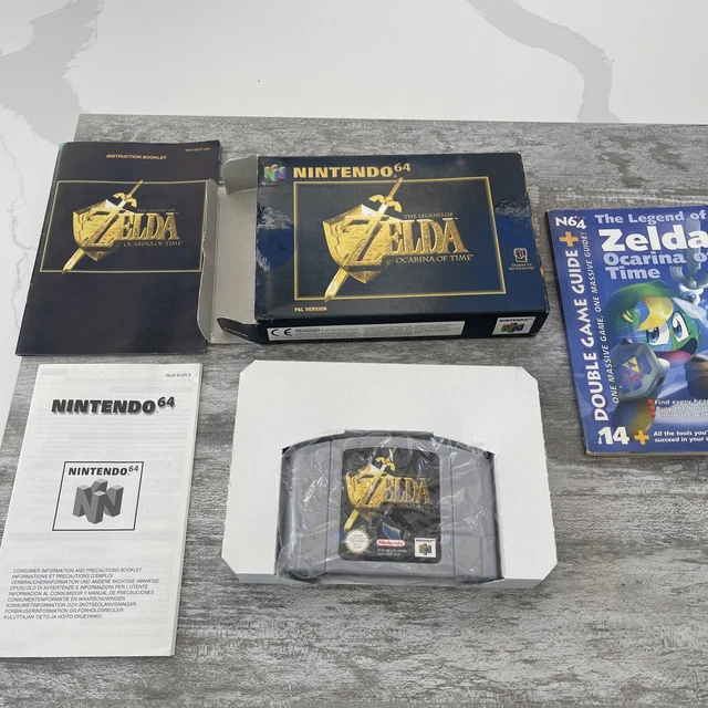 N64 N Nintendo 64 legend of Zelda Ocarina of Time PAL Boxed Complete
