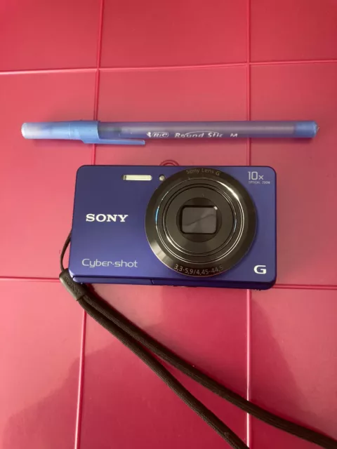 Sony CyberShot DSC-W690-PURPLE-16.1 MP-Digital Camera-SD Card & Charger-Exc