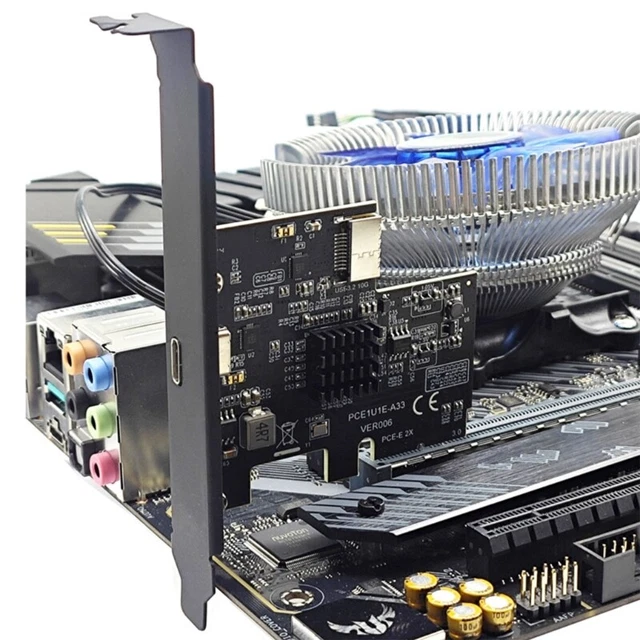 Pcie 2x To Usb 32 Gen2 10gbps Type Expansion Cards Front Panel Type 