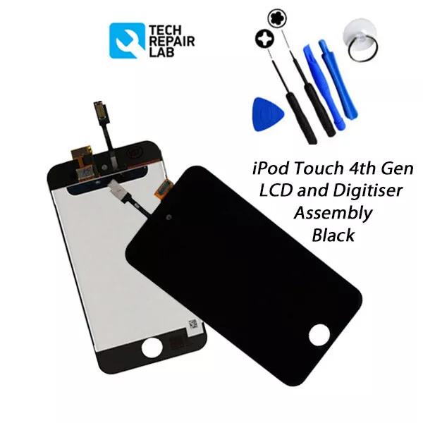 **NEW** LCD & Digitiser Touch Screen Replacement FOR iPod Touch 4G 4th Gen BLACK