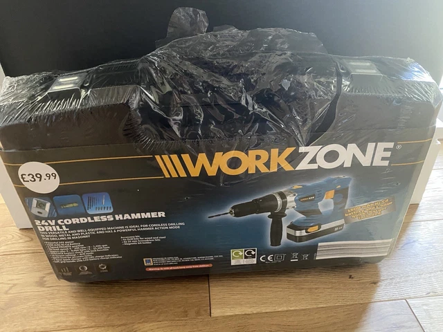 WORKZONE 24V CORDLESS drill 27.99 PicClick UK