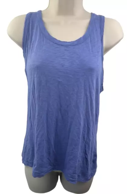 rag & bone womens racerback tank top blue Size Medium M sleeveless stretch