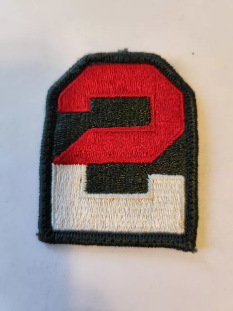 Vintage WWII Korean War Era US Army 2nd Army Class A Patch Pre-owned