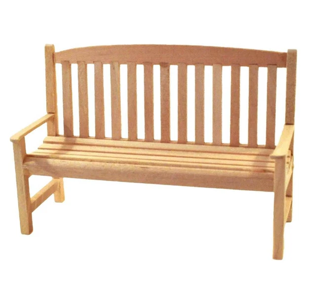 Banc de coin bois brut miniature