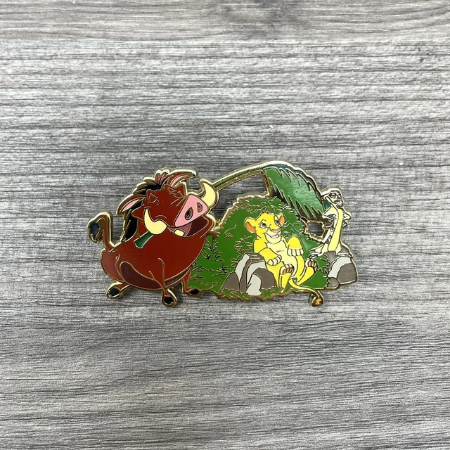 DISNEY FANTASY PIN Lion King Simba Timon Pumbaa Hakuna Matata Leaves ...