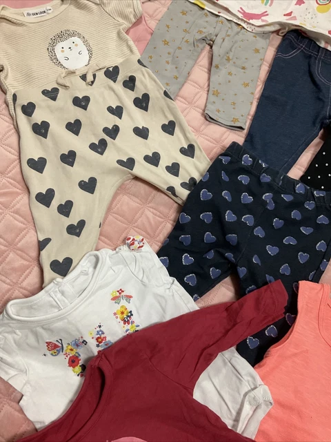 Baby girl large clothes bundle size 3-6 months Various brands 4