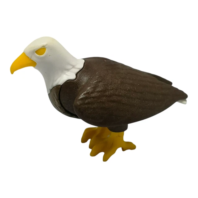 Playmobil Aigle à Tête Blanche - Figurine Animaux Nature Forêt, Occasion Bon État