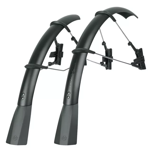 SKS RaceBlade Pro XL Clip-on Fenders 700C x 38mm Matte Black fits 700x32c Tires