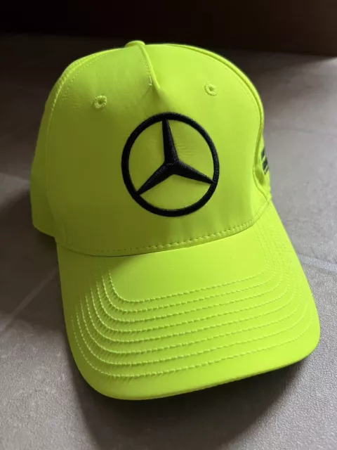 Lewis Hamilton, Mercedes AMG Petronas F1 Team Cap, Silverstone Edition 2022,Neon
