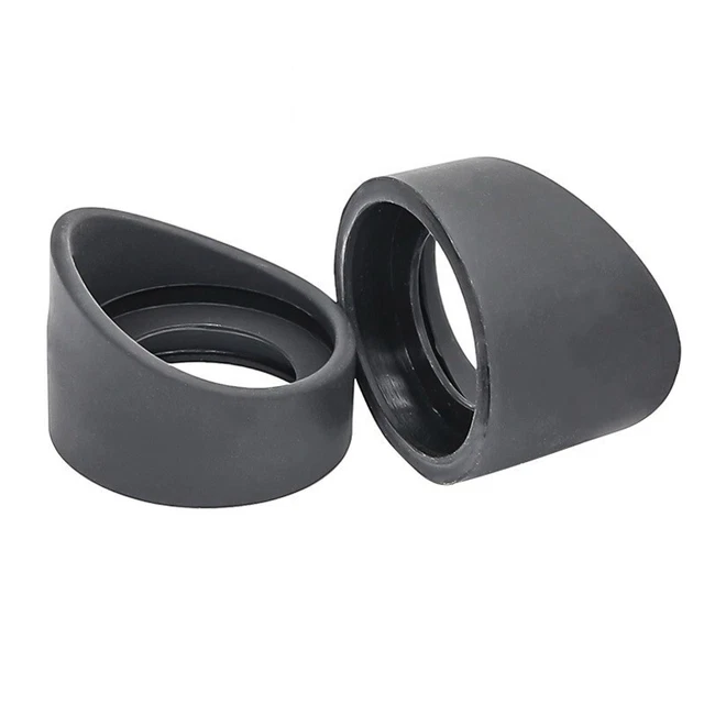 1 Pair Eye Cups Caps Rubber Binoculars Guards Stereo Microscope Parts Telescopes