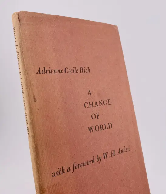Adrienne Rich, A Change Of World, 1ST EDITION, DUST JACKET, 1951, poems, Yale