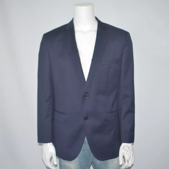 Mint HUGO BOSS Johnstons Super 120's Wool Navy Blazer Sport Coat Sz 44R