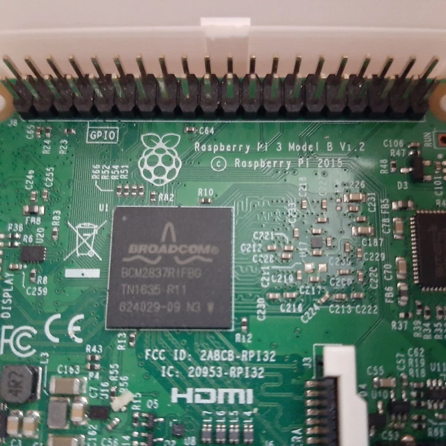 RASPBERRY PI 3 Model B V1.2 Quad Core ARM CortexA53 SoC 1.2ghz 64bit
