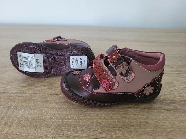 CHAUSSURES B B FILLE T22 Cuir PAT RIPATON NEUVES avec