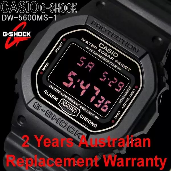 G shock dw5600 black sale