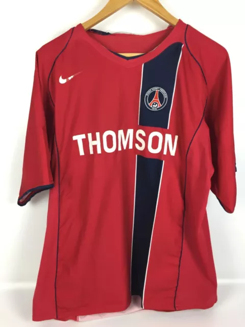 Maillot PSG Paris Saint Germain 2004 Thomson Nike Pauleta #9 jersey Homme -  L