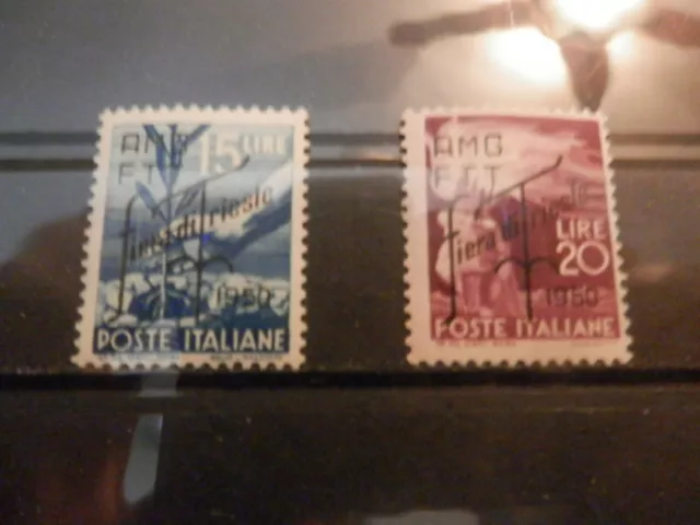 AMG Italy Trieste FTT 1950 SC# 82 & 83 MNH VF