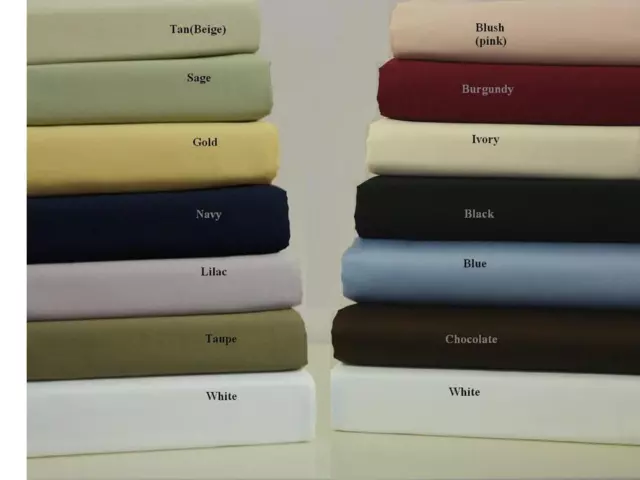 Extra Wall Deep 1200 Count Egyptian Cotton 4 PCs Sheet Set All Australian Size