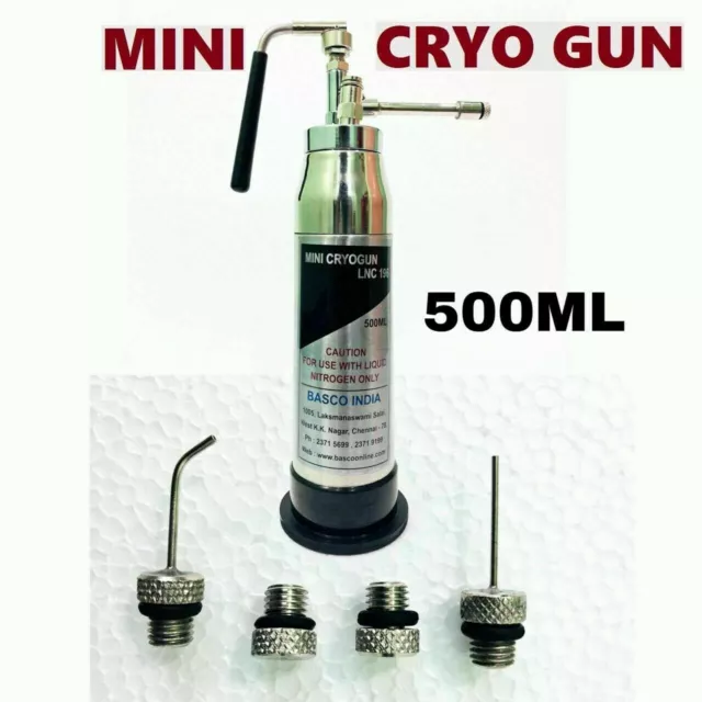 New 500 ML Mini Cryo Can Liquid-Nitrogen Cryo-System dermatology LNC-196 By DHL.