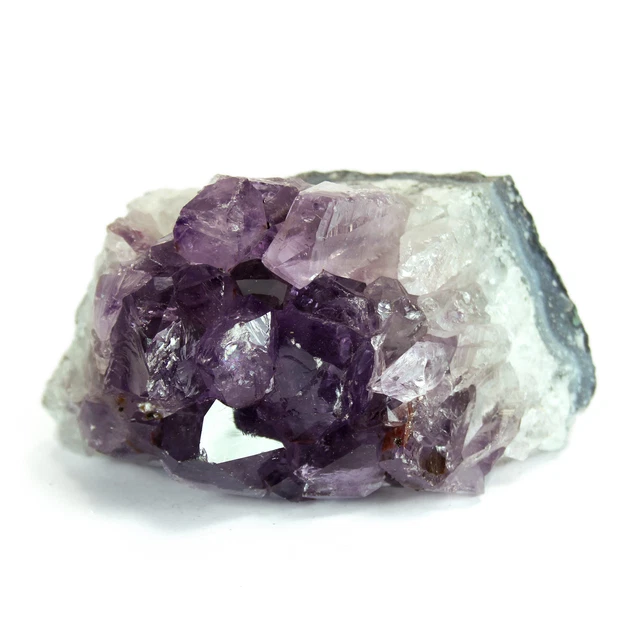 Amethyst Single 438g - Druse Geode Rohstein Natur Stufe Spitze Kristall Edelstei