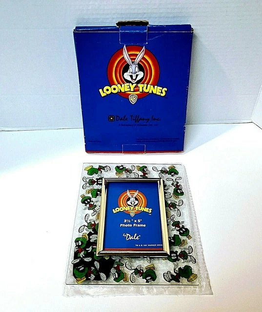Looney Tunes Marvin The Martian Photo Frame 1997 Dale Tiffany