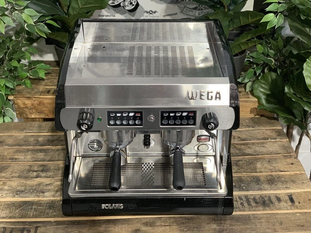 Wega Polaris 2 Gruppi Macchina Caffe' Espresso Nera Compatta Caffe' Commerciale 12