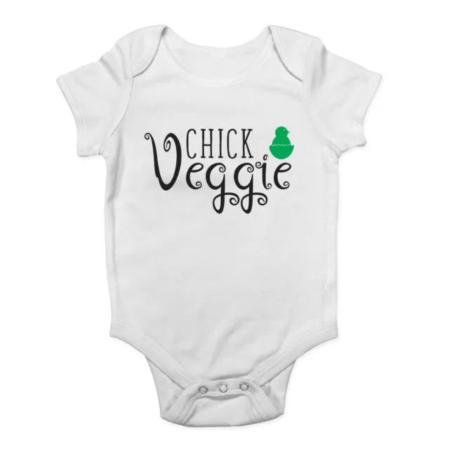 Traje corporal chaleco vegetariano para niñas vegetarianas bebé