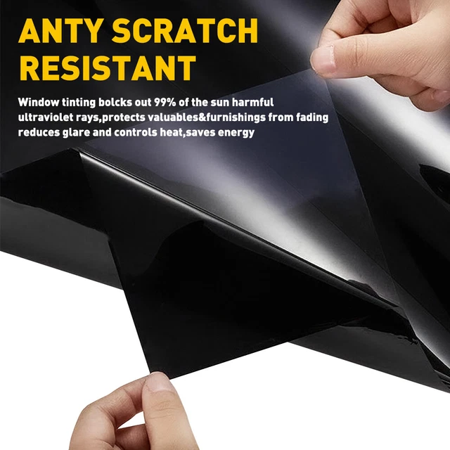 NUOVO 3M 5% VLT Auto Casa Non Tagliata Finestra Nera Fumo Pellicola Tinta Vinile Protezione Involucro