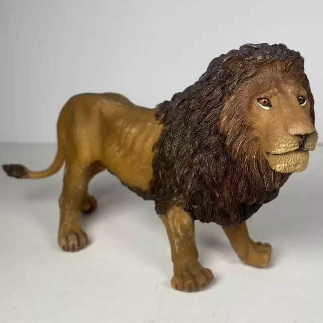 Papo Schleich Male Lion Wild Animal Figure 2005 Retired Collectible Cat Toy