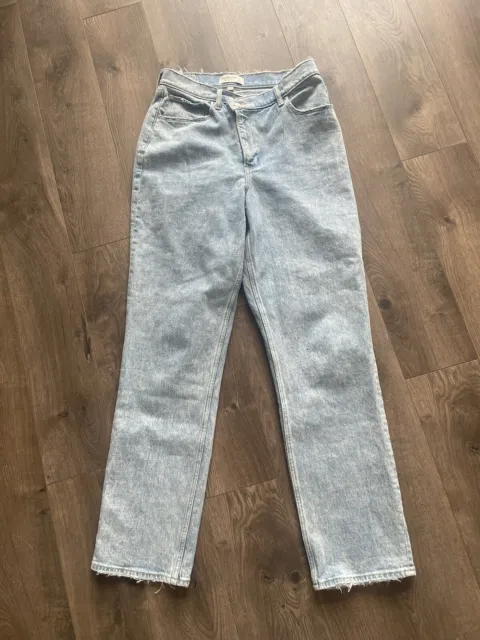 ABERCROMBIE & FITCH 90s ULTRA HIGH RISE STRAIGHT CURVE LOVE JEANS NWT ...
