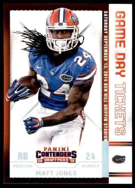2015 Panini Contenders Draft Picks Football Cards Matt Jones #86 10853