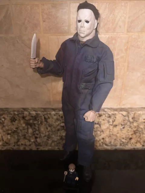 Custom Michael Myers 12” Action Figure Halloween 1/6 The Shape Horror Bonus Lego