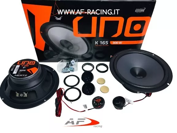 Kit 2 Vie Hertz K165 Serie Uno 300 Watt Woofer E Tweeter Per Predisposizione