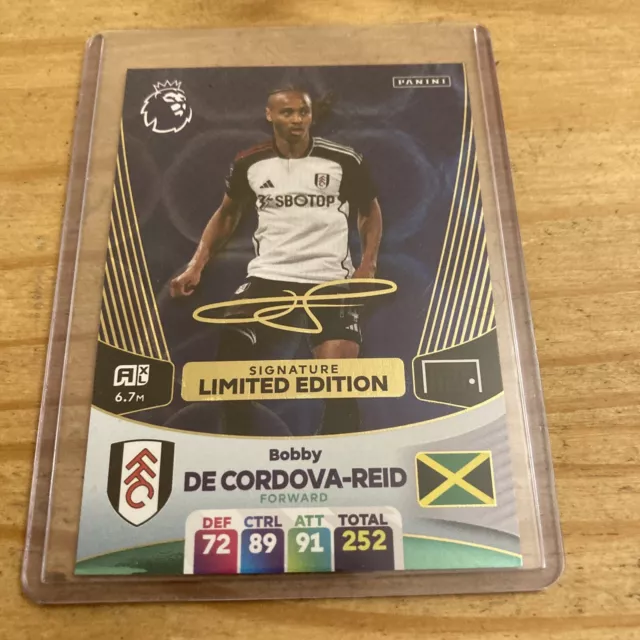 PANINI ADRENALYN XL PREMIER LEAGUE 2023 - 2024 Signed Bobby De Cordova-Reid